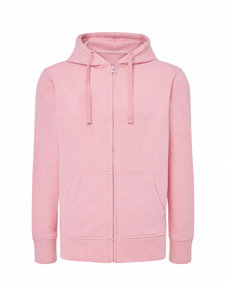 Sudadera Mujer gorro y cremallera.
